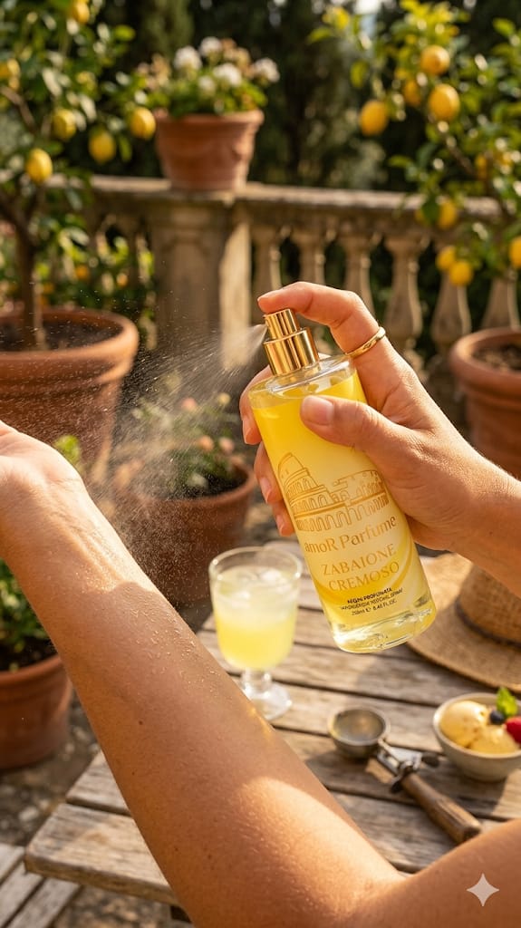 amoR Parfume Acqua Profumata Zabaione Cremoso